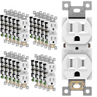 20 Pack Duplex Receptacle Outlet, Tamper-Resistant Electrical Wall Outlets, Resi
