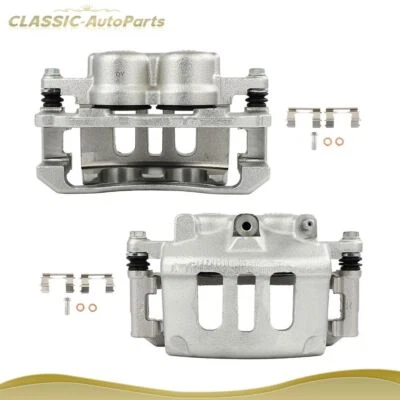 Par de pinzas de freno delanteras con soporte para Ford Crown Victoria 2003-2011 Foto 1 de 4