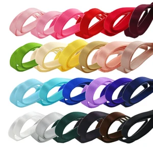 24 Yards Double Side Satin Ribbon for DIY Hair Bow Wedding Crafts 1/4" 6mm - Picture 1 of 12