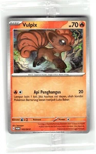 Pokemon 2024 Escarlata y Violeta Vulpix Poke Ball Indonesia Tarjeta Promocional 122/SV-P - Imagen 1 de 4