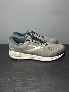 Brooks Women's Size 12 Wide Addiction GTS 15 Grey/ Navy/ Aqua Running Shoes - Picture 1 of 10