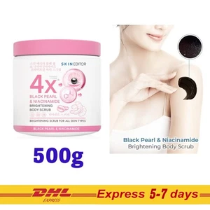 Skin Editor Black Pearl Coffee Tamarind Body Scrub Fair Skin Smooth Soft 500 g - Picture 1 of 9