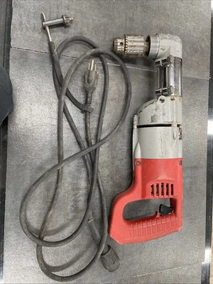 Milwaukee 1107-1 Corded Electric 1/2" Right-Angle Drill W/48-06-2871 Drive Head - Image 1 of 4