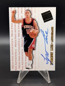 Pase de prensa Tyronn Lue 1998 Autógrafo Authentics Nebraska - Imagen 1 de 2
