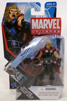 2011 Hasbro Marvel Universe Series 4 #001 Thor Ages of Thunder 3.75" Figure New - Image 1 of 4