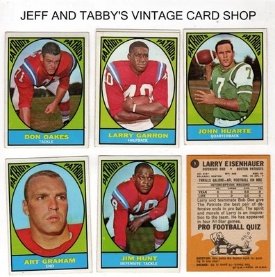 1967 TOPPS FOOTBALL / SEE DROP DOWN MENU FOR CARD YOU WILL RECEIVE. - Image 1 of 4