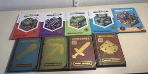 Lot Of 9 Mojang Minecraft Hardcover Books - Picture 1 of 11