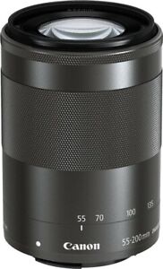 Canon Telephoto Zoom Lens EF-M55-200 mm F-4.5-6.3 IS STM Mirrorless From Japan