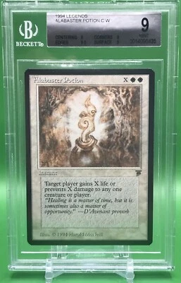 1994 MTG Legends - ALABASTER POTION - Graded BGS 9 Mint - Image 1 of 2