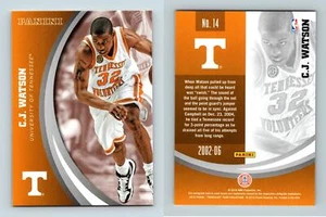 C.J. Watson #14 Tennessee Volunteers Collegiate 2016 Panini Trading Card - Picture 1 of 1