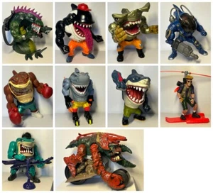 Street Sharks - 6" Action Figures - Various - Multi Listing - 1995 Street Wise - Picture 1 of 11