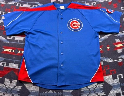 Authentic Alfonso Soriano Chicago Cubs Majestic Sewn MLB Jersey Size Mens 48 XL - Image 1 of 4