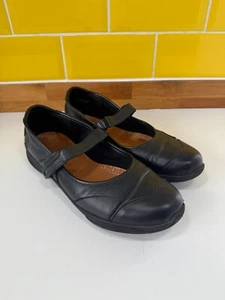 Clarks Leather Soft Mary Jane Nurse Work Pumps Shoes UK 7.5 E Wide Fit - Picture 1 of 15