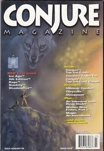 CONJURE Magazine Issue #5 JULY / AUGUST 1995 CCG CARD GAME - Picture 1 of 2