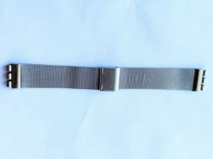 SWATCH Strap x IRONY Standard MILANESE SHIRT - STAINLESS STEEL - NEW - NEW - Picture 1 of 4