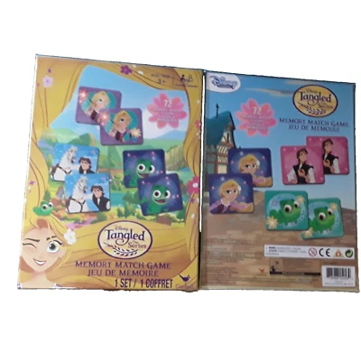 (2) Cardinal Disney Tangled The Series Memory Match Game GET 2 For 2 Gifts! - Image 1 of 2