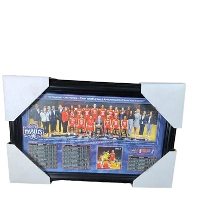 Washington Mystics 2018 WNBA 1st Final Framed Photo Capital One Arena Basketball - Image 1 of 4
