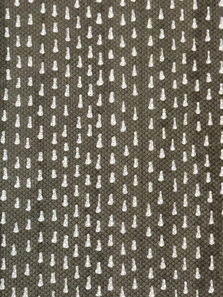 Maresca Textiles Kantha Fabric: Oyster Linen/Cotton 5 1/2 Yards - Image 1 of 4