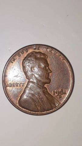 1961 D Rare error penny: DDO Cover