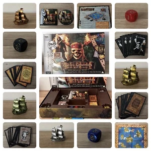 PIRATEN KARIBIK TOTE MÄNNER TRUHE DVD von Parker Ersatzteile oder vollständiges Brettspiel - Bild 1 von 17