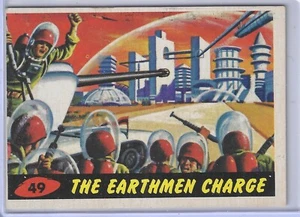 1962 Mars Attacks 49 The Earthmen Charge RAW Bubbles / Topps STC - Picture 1 of 2