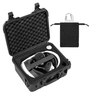 Hard Carrying Case for Meta Quest 3 VR Headset with Original Elite Strap Waterpr - Picture 1 of 13