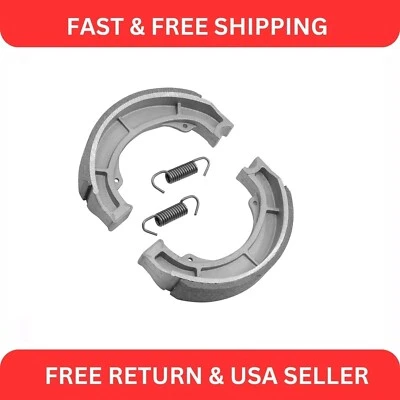 Caltric Front  Brake Shoes for Kawasaki KZ250 Ltd Csr Csr250 1980 1981 1982 1983 - Image 1 of 4