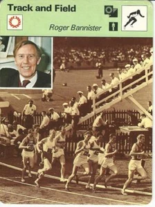 1977-79 Sportscaster Card, #32.07 Track, Roger Bannister - Picture 1 of 1