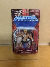 MOTU Jungle Attack He-Man 2002 Masters of the Universe 200X Mattel Figure NEW