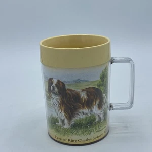 Vintage Insulex Insulated Cup Mug Cavalier King Charles Spaniel Dog - Picture 1 of 6