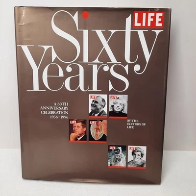 Vintage Life Sixty Years 1936 - 1996 Anniversary Coffee Table Book Foto 1 de 4