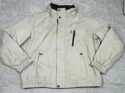 Jaqueta masculina Izod Performx XXL 2XL lã bronzeada forrada com capuz golfe - Imagem 1 de 4