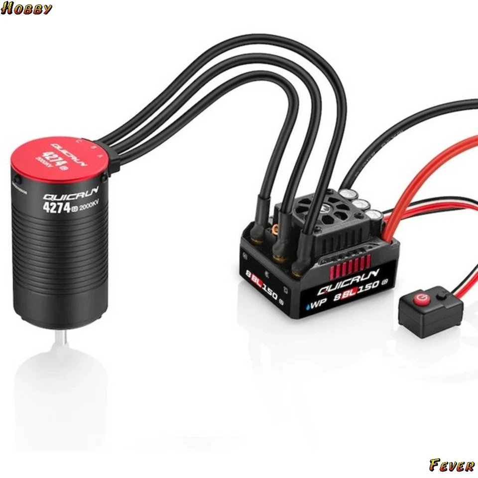 Hobbywing Quicrun Waterproof 8bl150 G2 Esc with Ezrun 2000kv 4274 HWI38030401