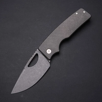 OZ Machine Co Roosevelt XL - Angle Milled Stonewashed Titanium / Vanax Blade - Image 1 of 4