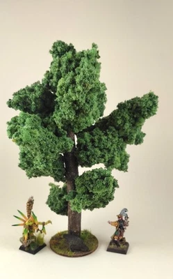 Arbre / tree : Décor wargame / crèche ( 9thAge, Warhammer, lotr, sda mesbg ) A2 - Immagine 1 di 4