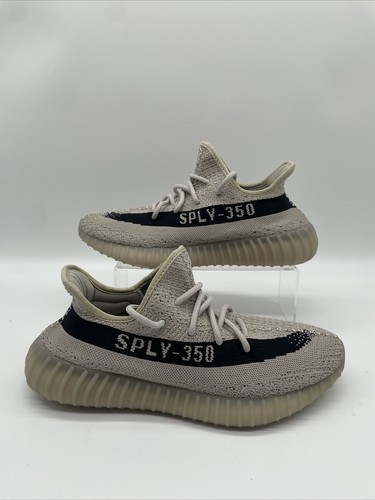 Adidas Yeezy Boost 350 V2 scarpe da ginnastica marrone ardesia nero UK 8 5 EU 42 2 3 nuove