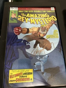 Rey Mysterio Framed Comic Book Cover Autographed - Picture 1 of 4