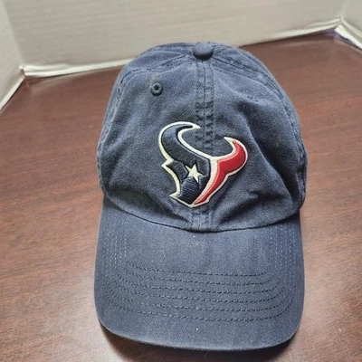 Gorra ajustada de los Houston Texans para hombre X-grande azul marino NFL fútbol americano algodón lavado Foto 1 de 4
