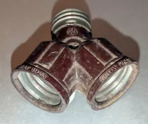 Vintage GE bakelite twin light socket edison base 250 v 660 W - Picture 1 of 9