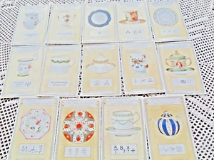 14 CARD LOT OLD ENGLISH POTTERY PORCELAIN-CHAIRMAN CIGARETTE-WORCESTER 1911  #A2 - Bild 1 von 8