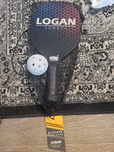 Logan Sports PickleBall 3 Pc Paddle Set 2 Paddles+1 Ball - Picture 1 of 1