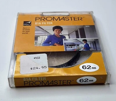 Pro 62mm 81A 81-A 81 A Warming Light Balancing Glass Lens Filter Japan 62 mm 62 - Image 1 of 4