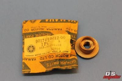 NOS YAMAHA FOOT PEG NUT RT 2 MX RT2MX PART# 90174-10012-00 - Image 1 of 4