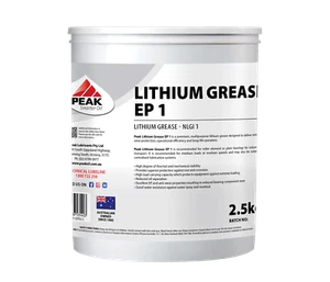 PEAK EP 1 LITHIUM GREASE 2.5k PKGX1LEP02.5 - Picture 1 of 3