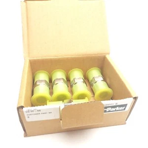 Lot of 5 Parker 1/2 FF-SS Pipe Nipple, 1/2" NPTF Male, 7200psi, 1.89in Length - Picture 1 of 7