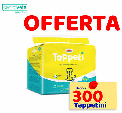 50 /100 / 200 / 300 Tappetini Assorbenti Per CANI 60X90 Traverse Igieniche CANE • 109€