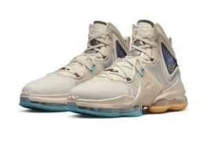 Nike Lebron 19 "Lakers Edition" Men's Pearl White DC9339-200 Sz 8.5 - Picture 1 of 5