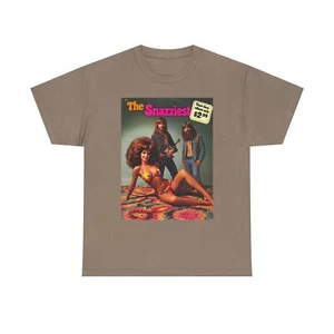 Retro Snazzy Tee Groovy 70s Record Album Vibe Shirt Unisex Cotton T-Shirt - Picture 1 of 37