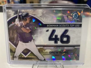 2023 Bowman Bowman Scouts Top 100 Atomic Refractor /150 Drew Romo #BTP-46 - Picture 1 of 2
