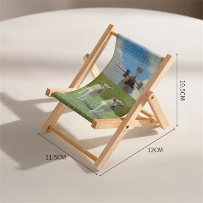 Beach Chair Mobile Phone Holder Desk Phone Base Stand Mini Phone Bracket Cute - Image 1 of 4